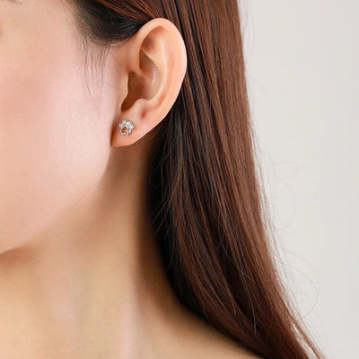 Teodora | and earrings made of 925 Sterling silver with sparkling zirconia for a stylish expression