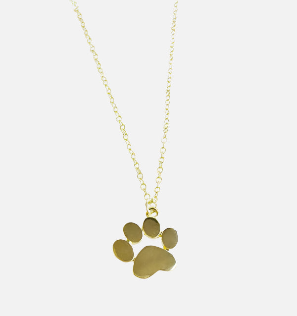 Natalia | NIVA – Elegant gold-plated necklace with a charming paw pendant