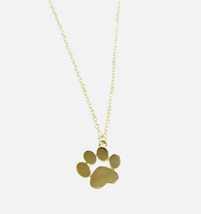 Natalia | NIVA – Elegant gold-plated necklace with a charming paw pendant