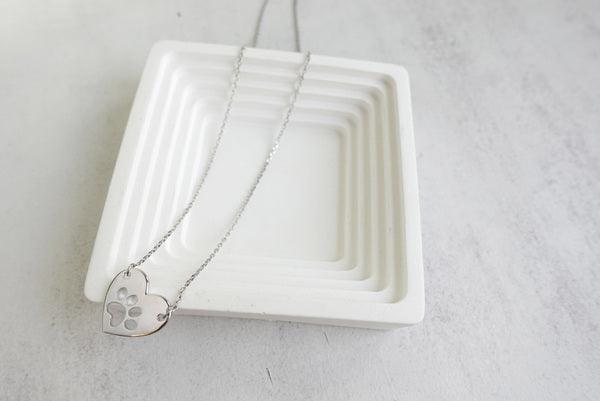 Pamela | NO A – Elegant silver heart necklace for stylish moments