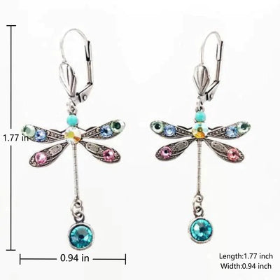 Linda | Fascinating dragonfly earrings, finely