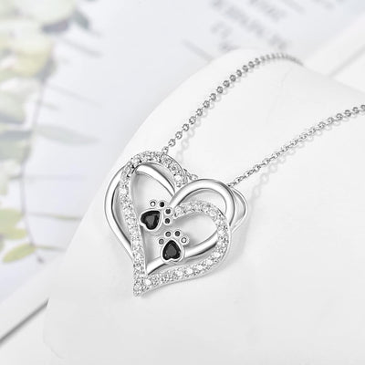 Carmen | Heart necklace with sparkling zirconia for a stylish expression