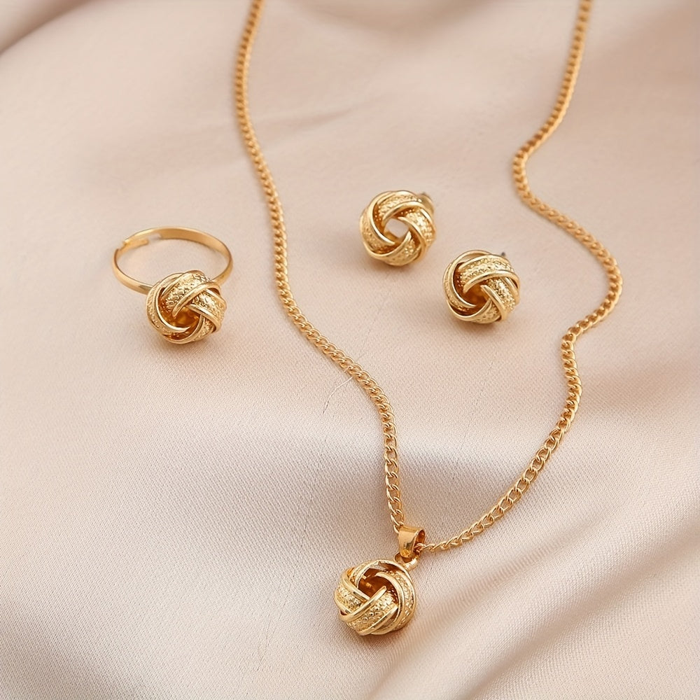 Belinda | Vintage Bohemian Knot Jewelry Set
