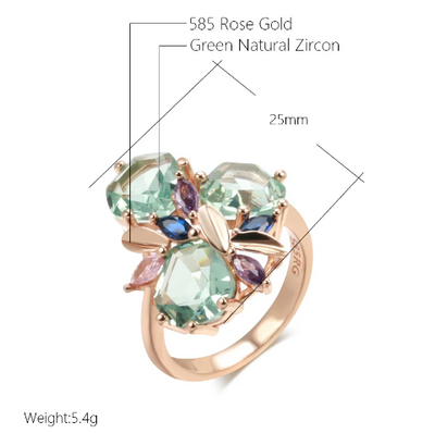 Dafne | Set with luxurious 18-carat rose gold plating