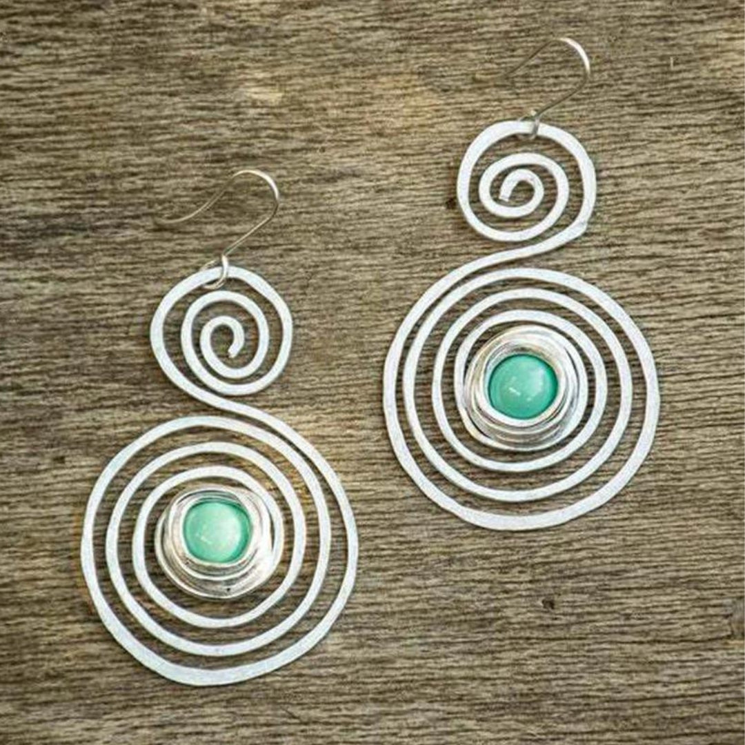 Julieta | Chic Boho Spiral Stud Earrings