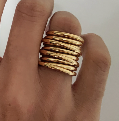 Paloma | Elegant ring with a stylish Roman design