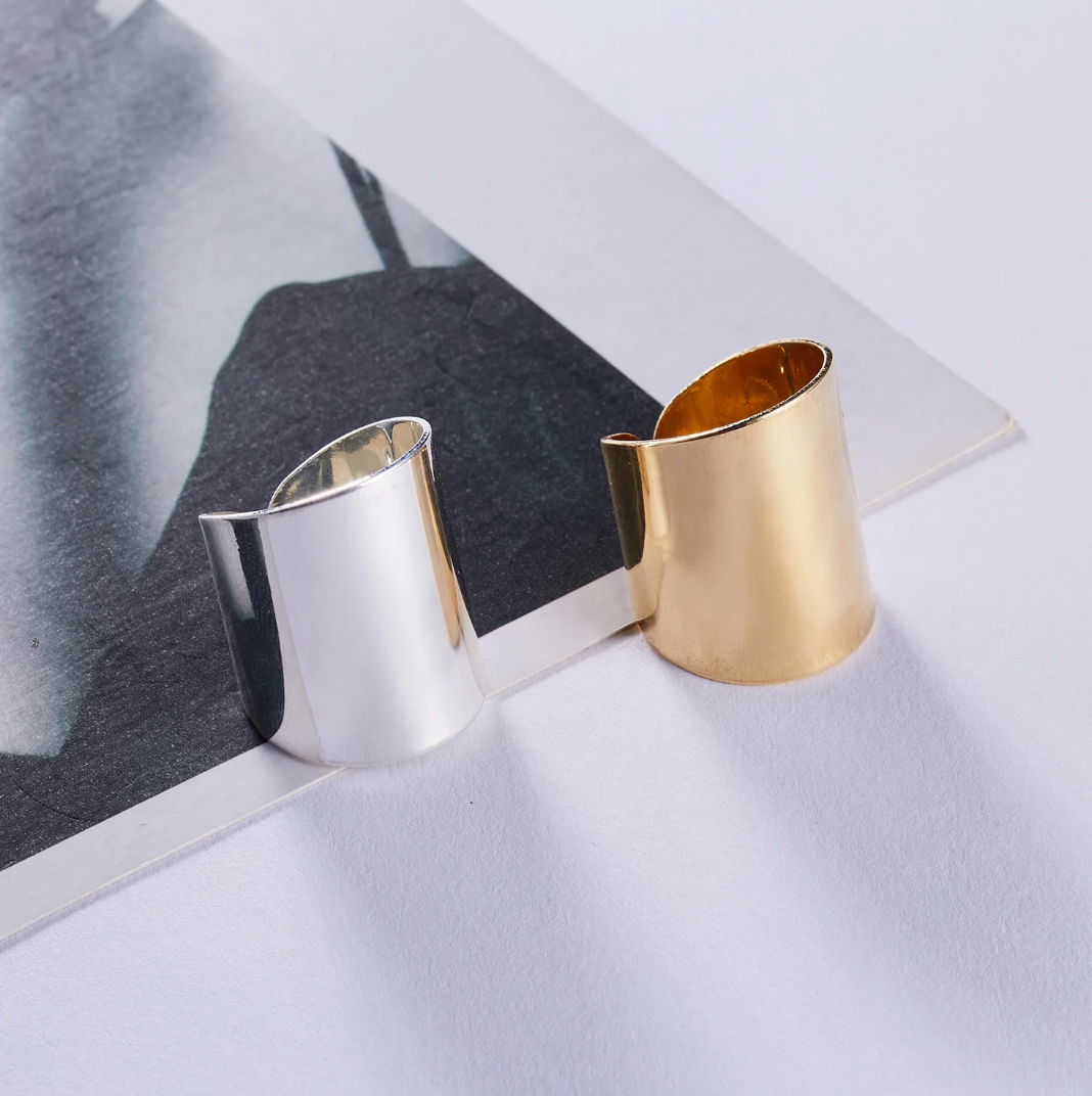 Laura | Carat gold-plated Egyptian ring in long version