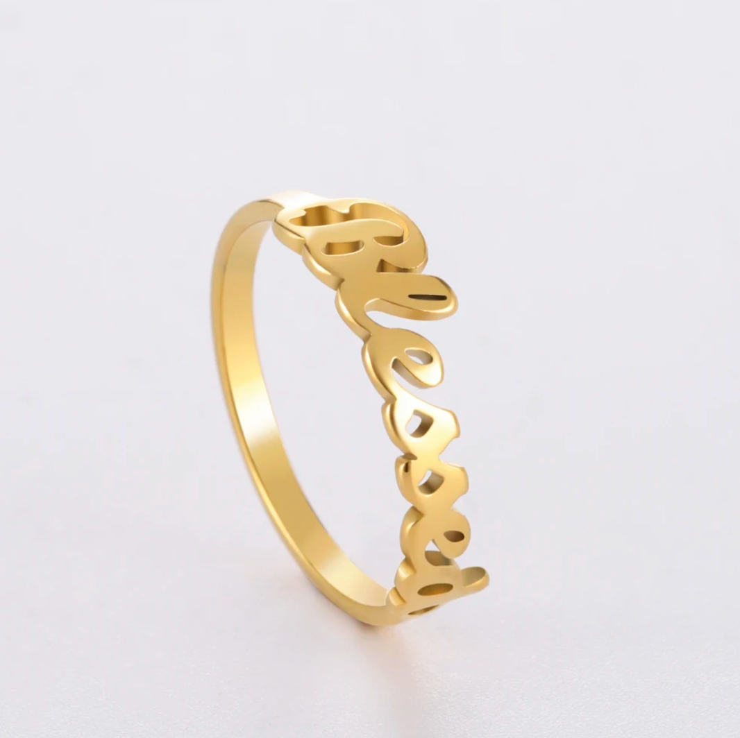 Iris | Exquisite 18K Gold Plated Blessing Ring