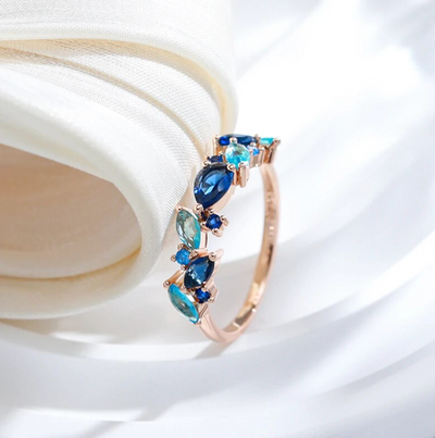 Diana | Blue Design Earrings