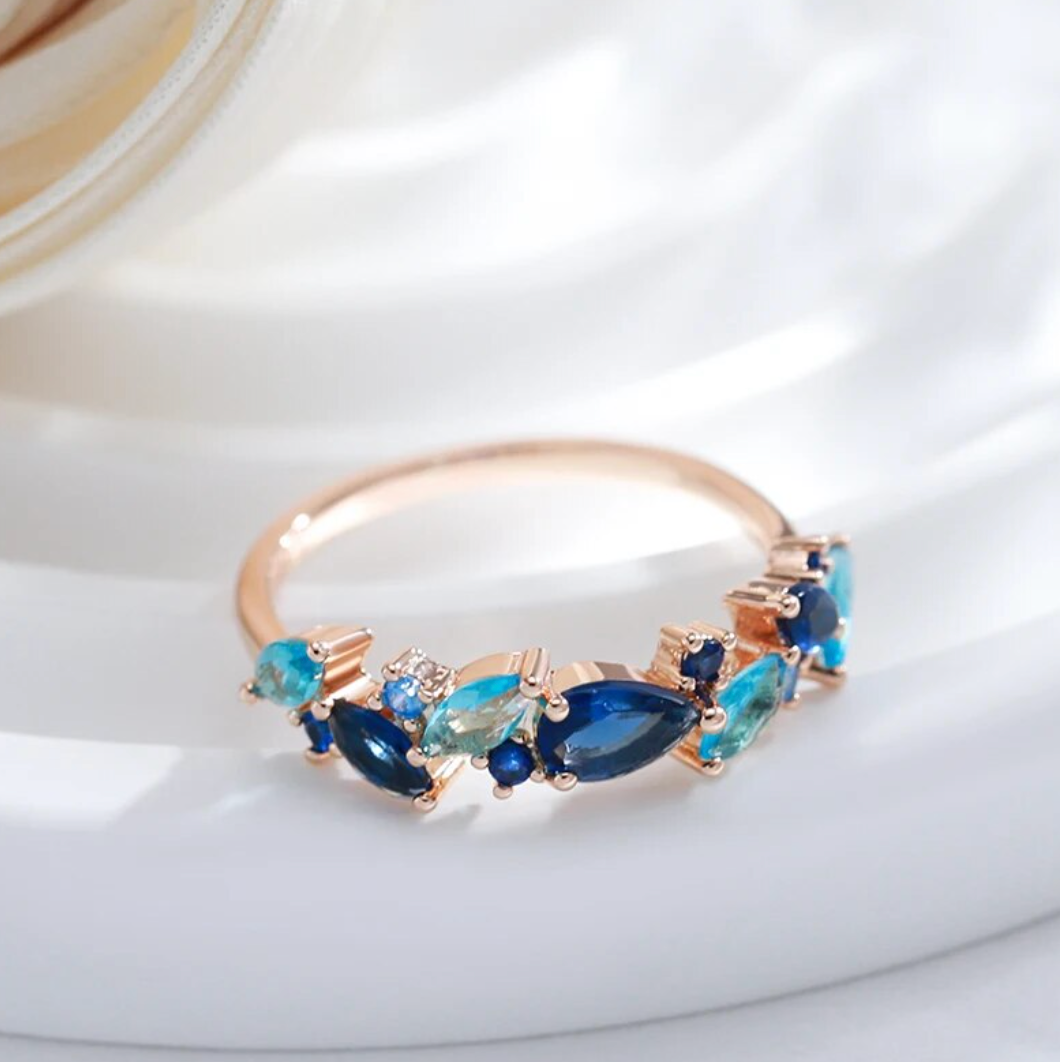 Diana | Blue Design Earrings