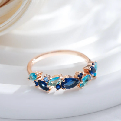 Diana | Blue Design Earrings