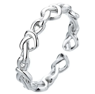 Emilia | Heart-shaped ring made of high-quality 925 sterling silver