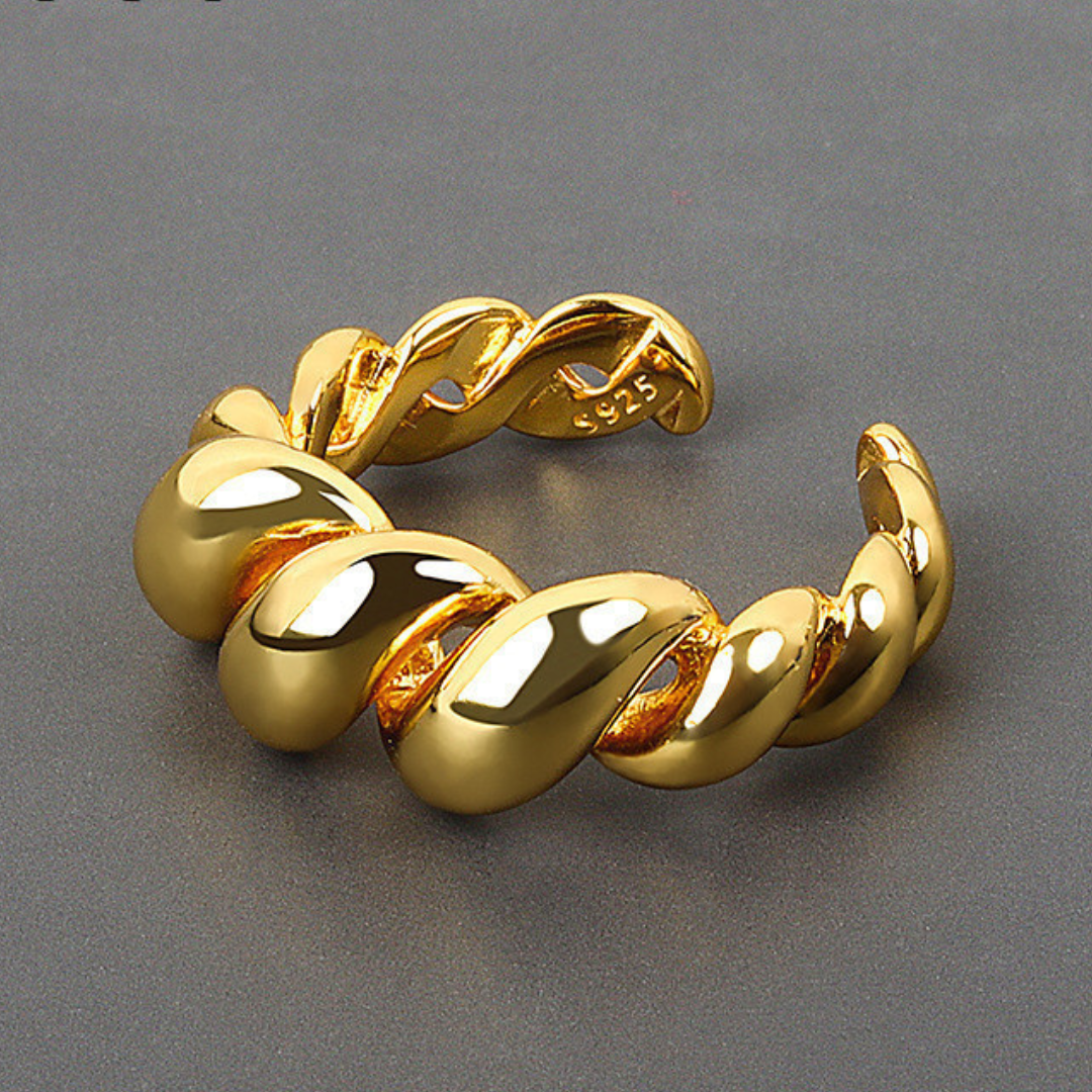 Valeria | Elegant spiral ring