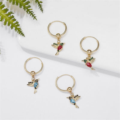 Fernanda | Earrings inlaid with sparkling zircons