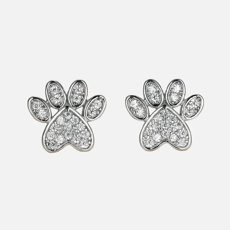 Diana | Stud earrings with sparkling white zirconia