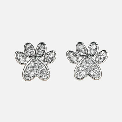 Diana | Stud earrings with sparkling white cubic zirconia