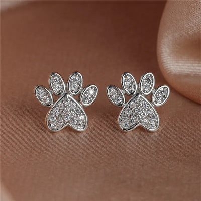 Diana | Stud earrings with sparkling white cubic zirconia
