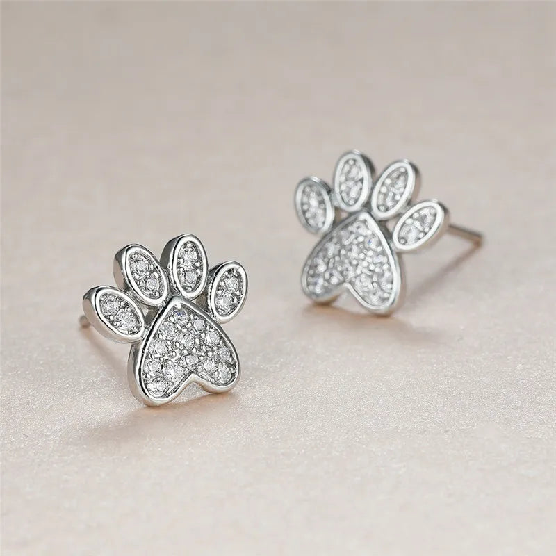 Diana | Stud earrings with sparkling white cubic zirconia