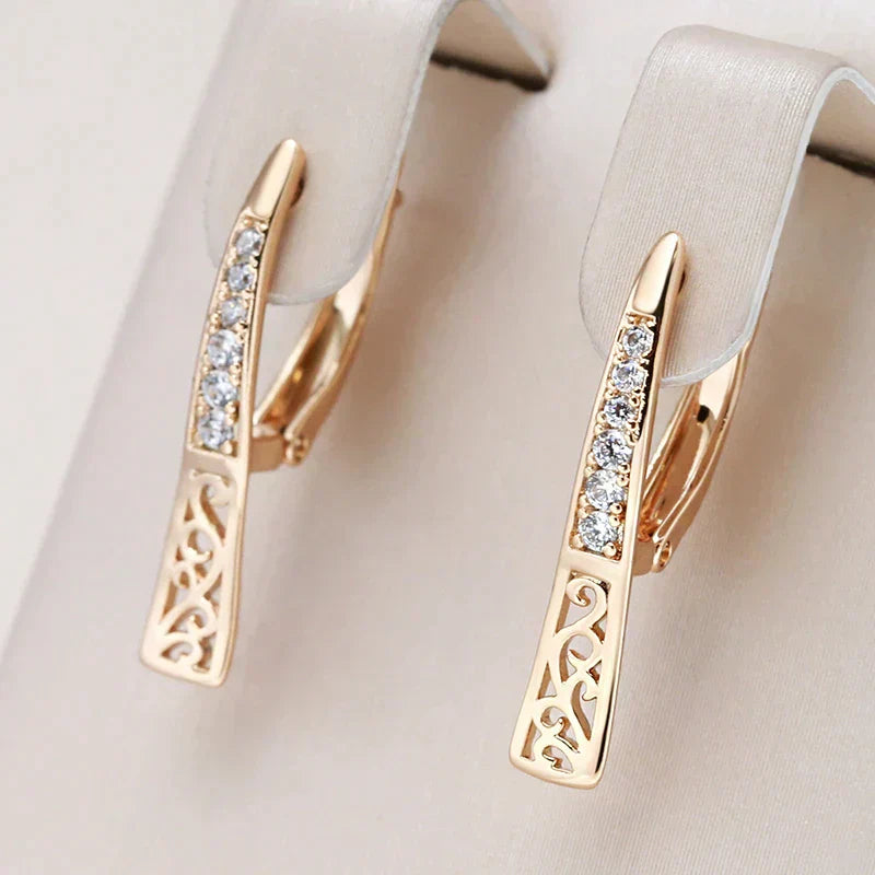 Petra | Earrings with sparkling natural zircons