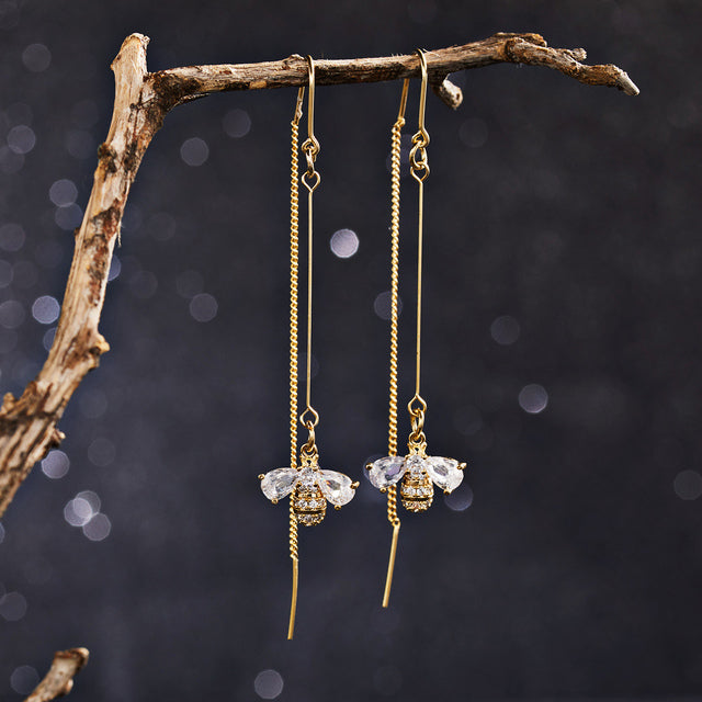 Daphne | Bee Dangle Earrings