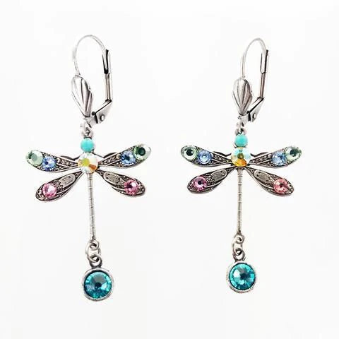 Linda | Fascinating dragonfly earrings, finely