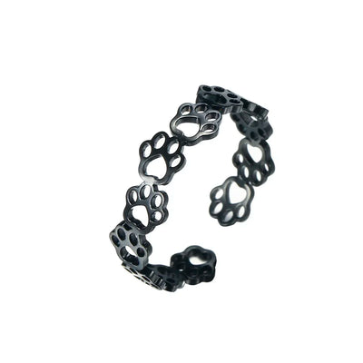 Zuleyka | Paw Tattoo Ring – Stylish jewelry for animal lovers
