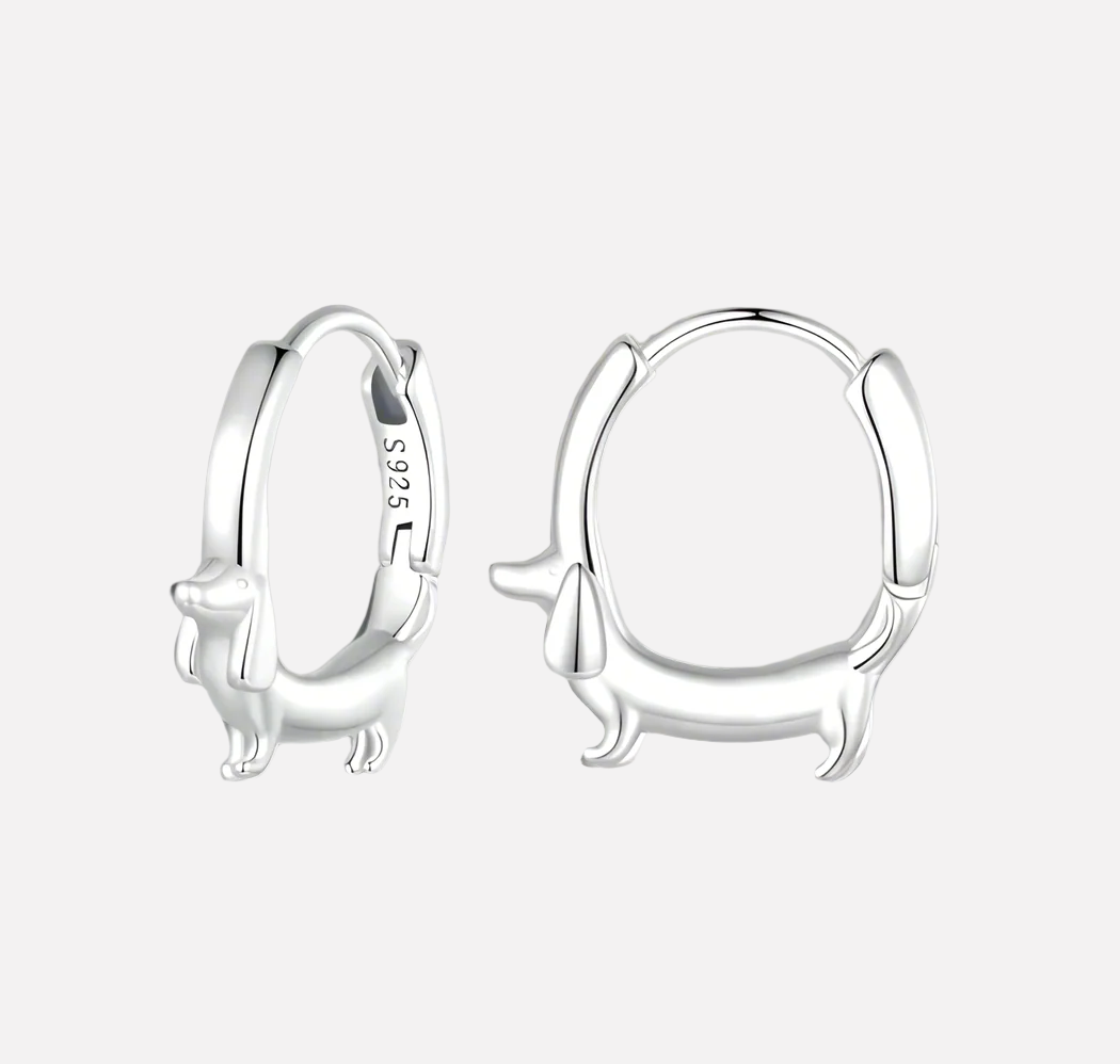 Ivonne | Silver hoop earrings