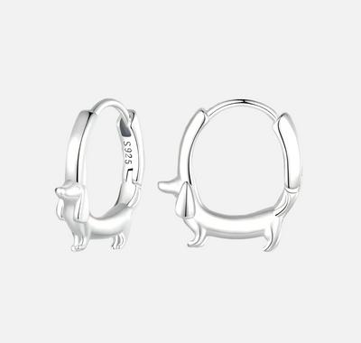 Ivonne | Silver hoop earrings