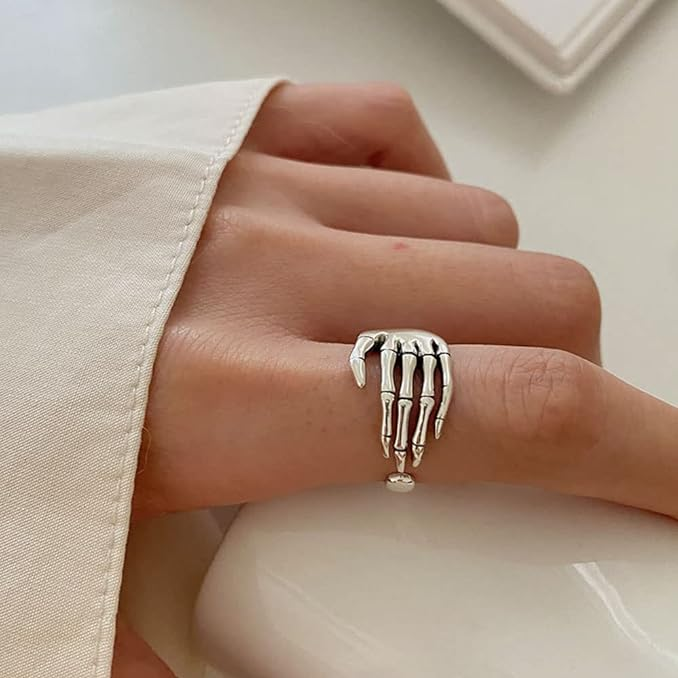 Eugenia | Hypoallergenic 925 sterling silver skeleton ring