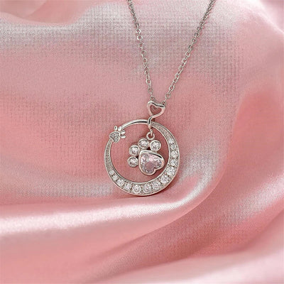 Leila | Necklace made of 925 sterling silver with sparkling zirconia for stylish accents