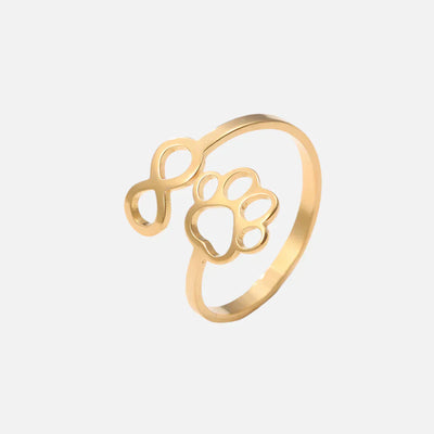 Teresa | Stainless Steel Paw Ring