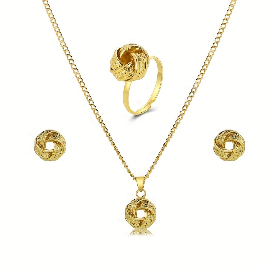 Belinda | Vintage Bohemian Knot Jewelry Set