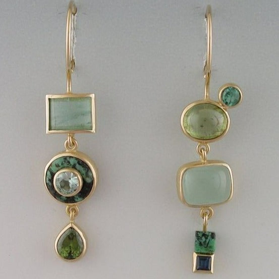 Cintia | Green Earrings