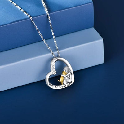 Fernanda | Necklace with a loving heart and dog motif