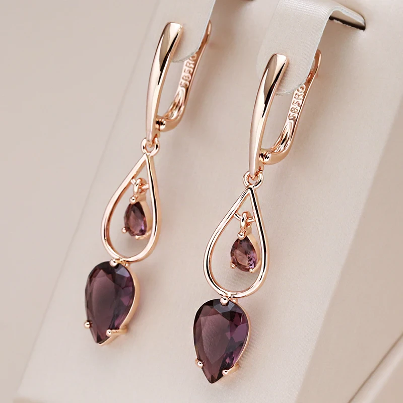 Juana | Fascinating Garnet Earrings in Elegant Design