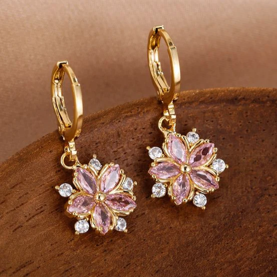 Hilda | Earrings with sparkling crystals