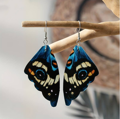 Elda | Exotic butterfly wing earrings – Mariselle for a unique style