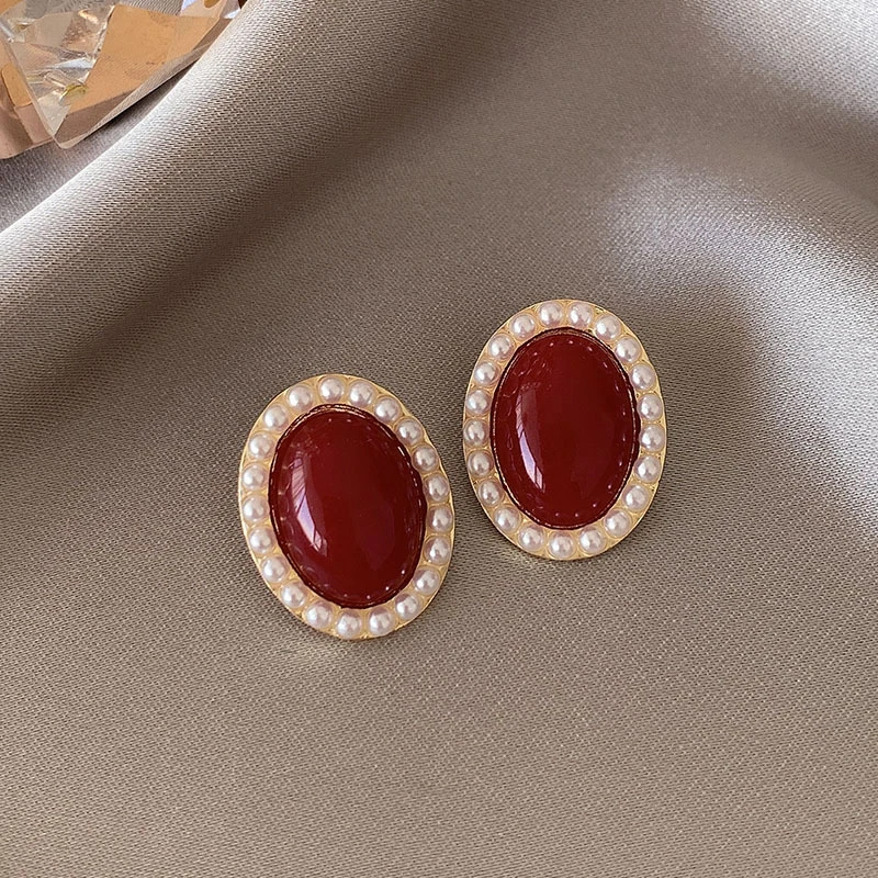 Yvonne | Red Earrings
