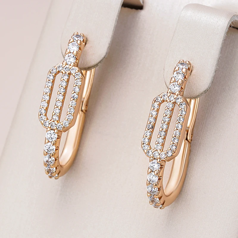 Tamara | Elegant radiant gold earrings for a touch of luxury