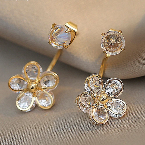 Matilde | Fascinating crystal flower earrings for a touch of elegance