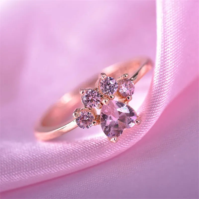 Dolores | Charming footprint ring
