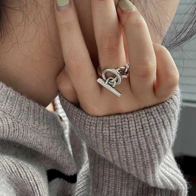 Teresa | Elegant adjustable designer ring.