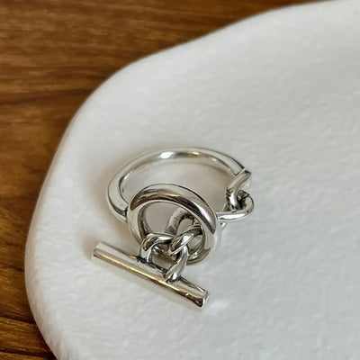 Teresa | Elegant adjustable designer ring made of high-quality 925 sterling silver