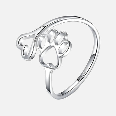 Norma | Heart ring made of handmade 925 sterling silver