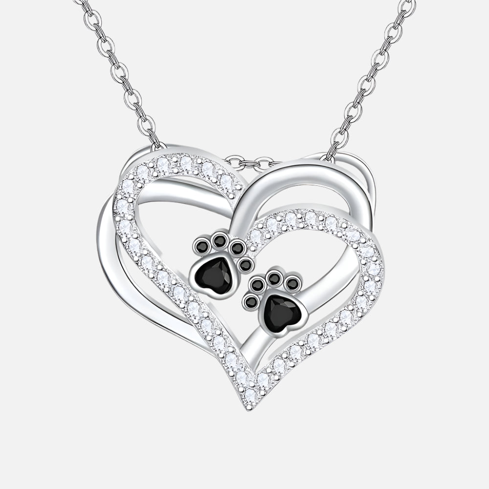 Carmen | Heart necklace with sparkling zirconia for a stylish expression