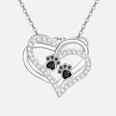 Carmen | Heart necklace with sparkling zirconia for a stylish expression