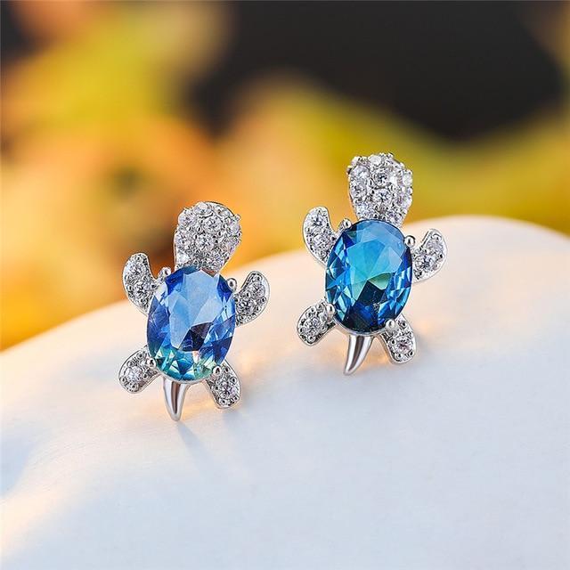 Estela | Precious silver zirconia earrings