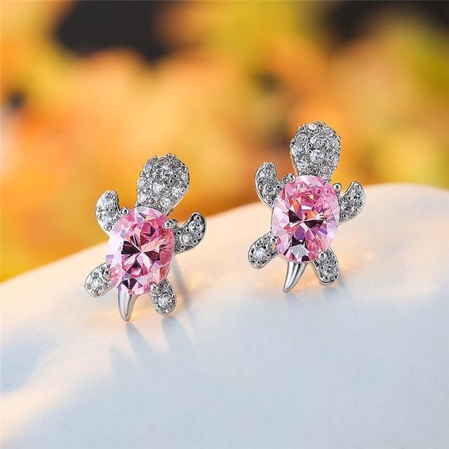 Estela | Precious silver zirconia earrings