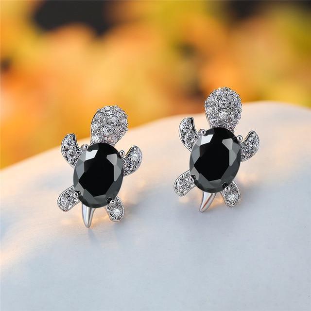 Estela | Precious silver zirconia earrings