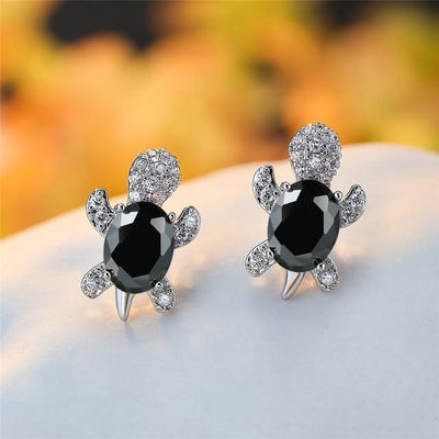 Estela | Precious silver zirconia earrings